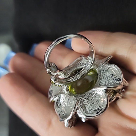 YELLOW FLORAL RING - Picture 4 of 6